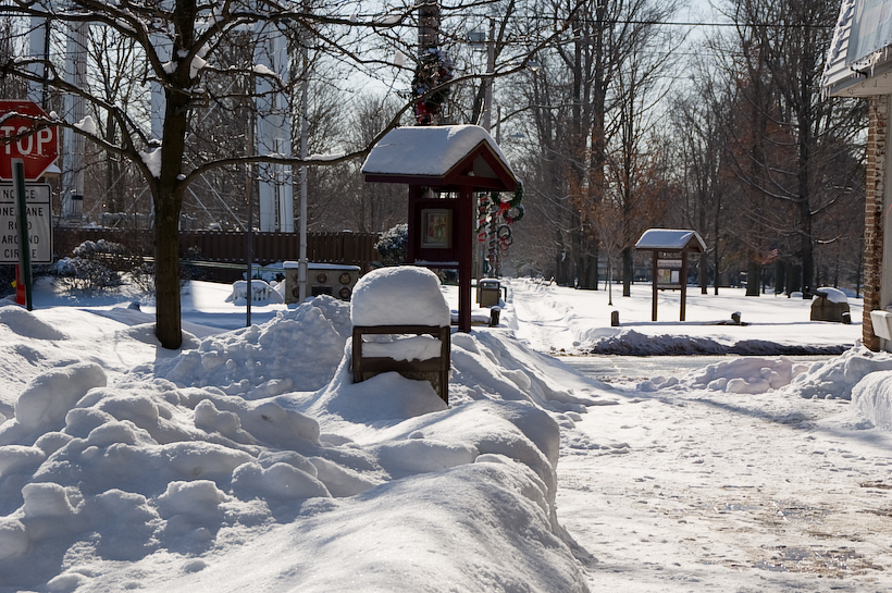 Middlefield, Ohio, Snowed 20080103
